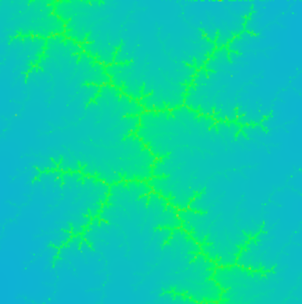 branches off of the other minibrot, as seen in my code